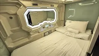 The Space Hotel @ KL Sentral, Kuala Lumpur, Malaysia (2025) (4K) Capsule hotel & capsule hostel