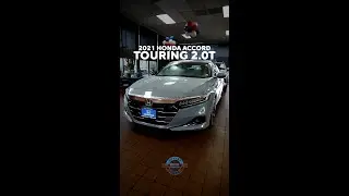 2021 Honda Accord Touring 2.0T in Sonic Gray with only 8k miles at Bronx Honda!