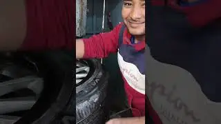 BMW Tire Fixed With Masroom Panchar 💯✅