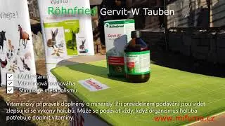 R&ouml;hnfried Gervit-W Tauben - 18 vitam&iacute;nů #Mifuma.CZ