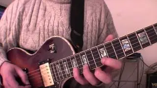 simple solo guitar - based on e minor - tutorial