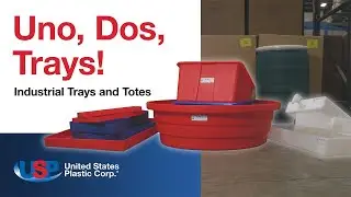 Plastic Trays and Totes for Warehouse Safety | U.S. Plastic Corporation&reg;