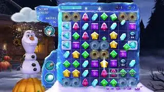 Frozen Free Fall: Snowball Fight, Summer Level 48, Walkthrough, No Power Ups, Amazing