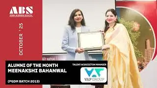 Alumni of the Month Spotlight | Meenakshi Bahanwal | PGDM 2013