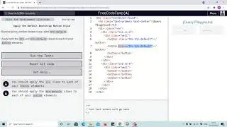 Bootstrap Tutorial 25 - adding default bootstrap button style - freecodecamp