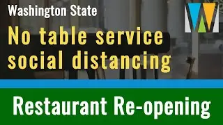 Restaurant Re-opening Guidelines: No table service social distancing