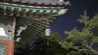 🌙여름 밤 사찰 풍경소리 _ Summer Night Temple Wind Chime | asmr | 수면 | 사찰 | sleep | temple