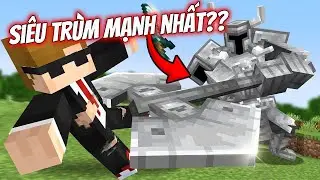 Minecraft, Nhưng Tôi Đối Đầu Với Những Siêu Trùm Mạnh Nhất Game