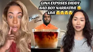 GINA DEFENDS DIDDY LIVE!? BAD BOY CHAOS! #seancombs #50cent #diddy #badboy #puffdiddy 