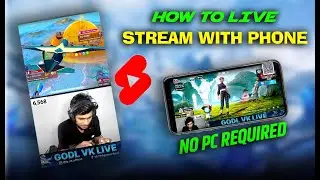 BGMI Shorts LIVE Kaise Kare Mobile Se 🔥 | iPhone & Android | with Webcam Live
