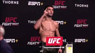 UFC Vegas 31 | Weigh Ins | Thiago Mois&eacute;s