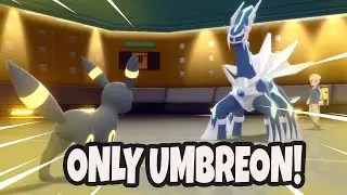I Took Only One Pokemon Into Battle! Can Umbreon beat a full team? Pokemon Brilliant Diamond BDSP!