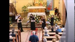 Schreker- Intermezzo for 4 violin, BRZEWSKI VIOLIN CONSORT
