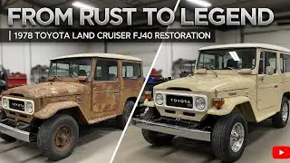 From Rust to Legend | 1978 Toyota Land Cruiser FJ40 Restoration