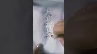 🌸#Easy&simple border rangoli designs #muggulu #dailykolam#🌸