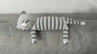 UYKUCU KEDİ yapılışı part 1  ayaklar ve kuyruk #knitting #amigurumicroche #keşfetedüş