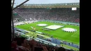 DFB Pokal Finale 2013 Einmarsch der Mannschaften