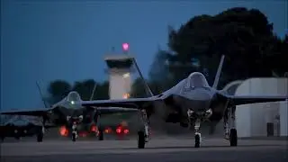 Gli F-35A americani arrivano in Francia per l'esercitazione Atlantic Trident (maggio 2021)