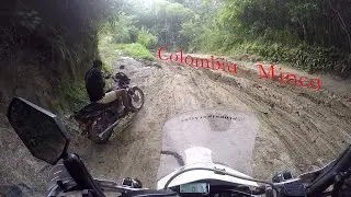 Colombia (Part 1)- aggressive locals,  searched by police, and muddy track in Minca (A2A Ch.14)