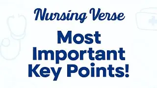 “Most Important Nursing Key Points for norcet | Nursing Verse k . @pwnursingwallah