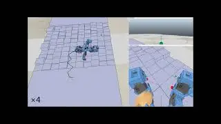 Contact point planning of hexapod robot on random tiles
