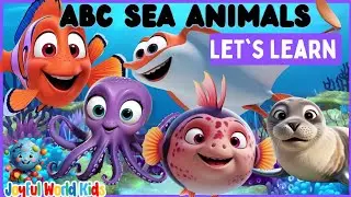 Toddler & Preschool Learning  ABC Sea Animal Songs for Kids 🐙🐢🦀