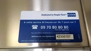 =EPIC FAIL= L'ascenseur KONE KSS 140 de 2015 @ Hôpital Privé La Casamance, Aubagne, France. (2/4)