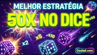 MELHOR ESTRAT&Eacute;GIA 50X NO DICE! Testei e Funcionou 🎲🔥 | GOATED | C&oacute;digo C21