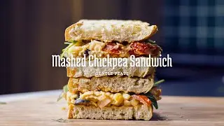 MASHED CHICKPEA SANDWICH Recipe | Vegetarian and Vegan Recipes | Chickpea Recipes