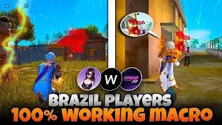 100% real only red numbers macro 👾 | free fire headshot setting ⚙️