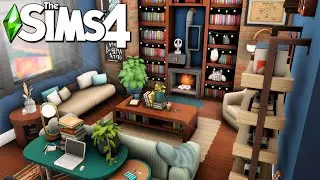 Bookworm's Cosy Apartment 📚 || The Sims 4 Book Nook Kit: Speed Build