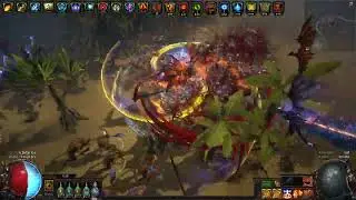 PoE 3.18 quick map showcase + Drox kill vs Kami's Uber Tank CoC Cold Reap Inquisitor