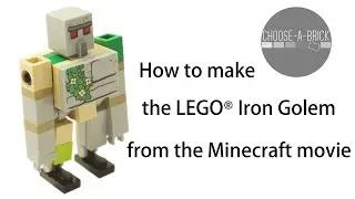 Minecraft Movie Iron Golem in LEGO&reg; &ndash; Build It Fast!