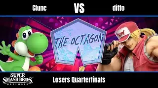 Clune (Yoshi) vs ditto (Terry) - Ultimate Losers Quarterfinals - Octagon #143