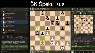 Šachy.cz Extraliga jak přemýšlí velmistr ve vážné partii.