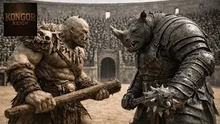 The Rhino vs Orc Gladiator | Ultimate Arena Battle