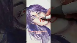 Vampires are parasites 🧛&zwj;♀️🦇 #vampire #art #artprocess #ohuhumarkers #markers #drawing #sketch