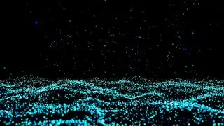 HD Colorful Abstract Particle Animation