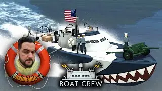 Шон и Енот играют кооп в Boat Crew, стрим 2 (PC, Early Access)