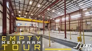 Empty Mega 3D Printing Farm Tour