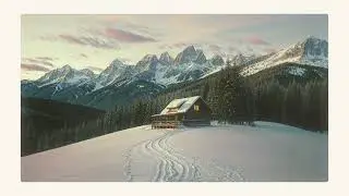 Lofi Escape to a Cozy House in Snowy Mountains | Heart of Embrace
