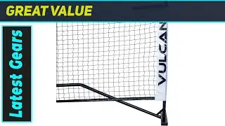 VulcanWhite Splatter/Max Trend Pickleball Net: Amazing Portable Play!