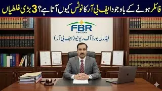 Filer Hone Ke Bawajood FBR Notice Kyun Aata Hai? 3 Bari Ghaltiyan | #FBRNotice #TaxFiler #Pakistan
