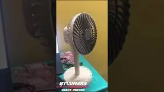 BD best JY SUPER Lithium rechargeable mini table fan -JY-2218 - মিনি চাজিং ফ্যান