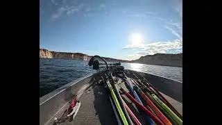 Nothing better than cruisen Lake Powell, fish hunting(sorry for wind noise)