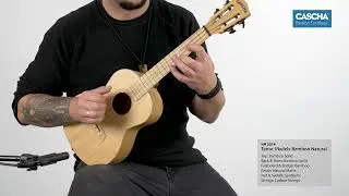 Cascha Bamboo Tenor Ukulele Natural HH 2314 - Sound Demo