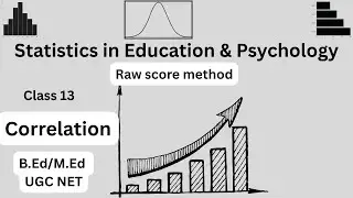 PYQ-Solved: Calculation of Correlation(Product Moment Correllation): B.Ed/M.Ed UGC-NET