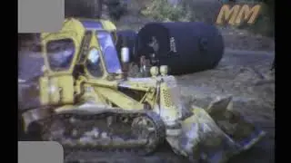 Construction Plant part 1 late 1960's old cine film 432