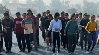 #Champion Physical Academy Hisar is live Delhi Police 1200 mtr Running