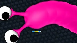 Slither.io Best Tiny Snake Trolling Giant Snakes - Epic Slitherio Gameplay